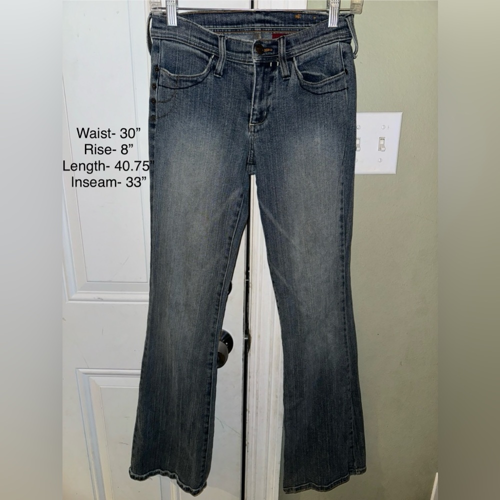 Bongo Y2K Low Rise Flare Jeans Size 5 EUC